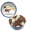 The Royal Tin w/ Chocolate Covered Pretzels - Blue